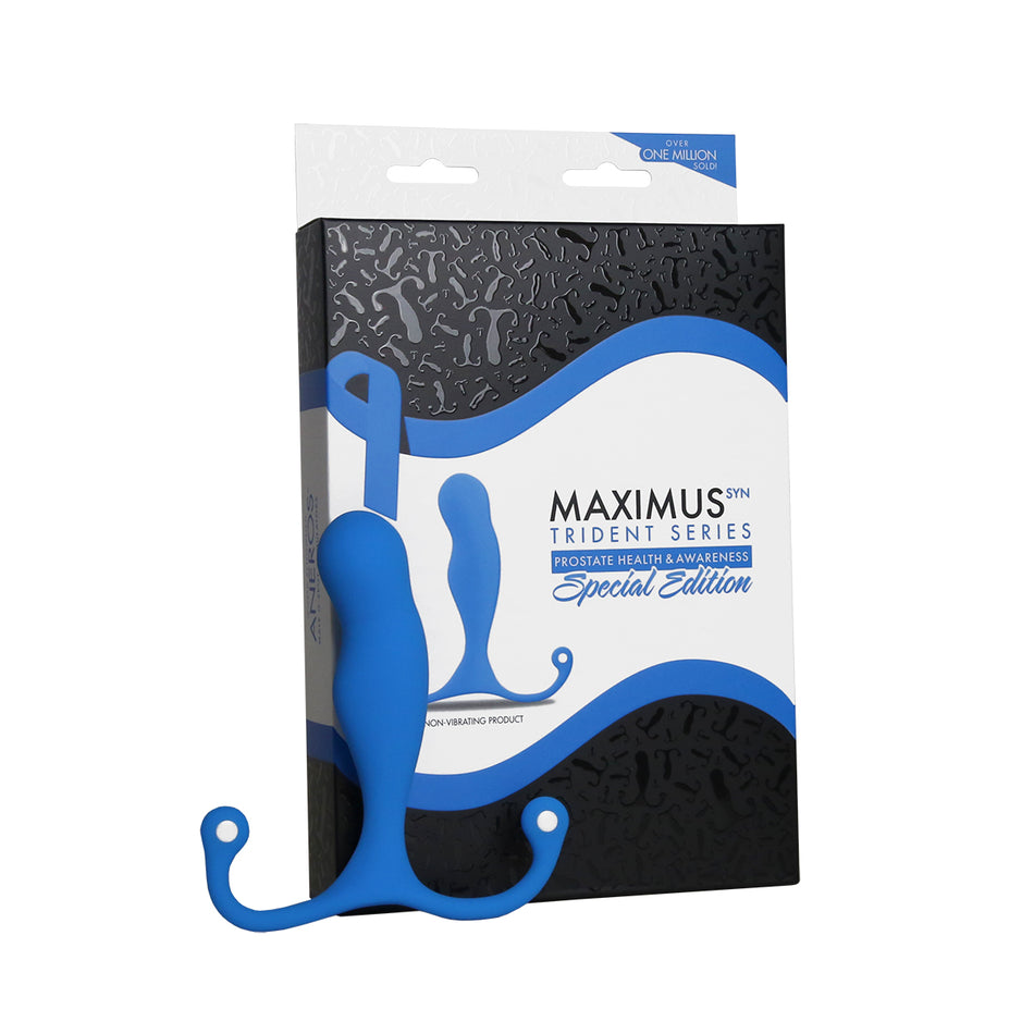Aneros Maximus Syn Trident Series Special Edition Blue - Zateo Joy