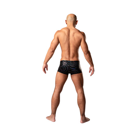 Male Power KaleiDickscope Mini Short Black S - Zateo Joy