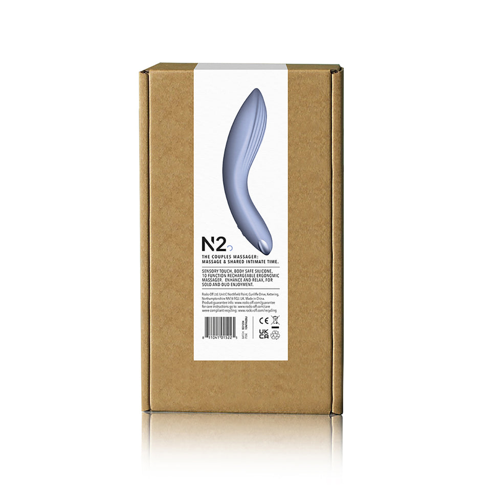 NIYA 2 Couples Massager Cornflower Rebranded Packaging - Zateo Joy