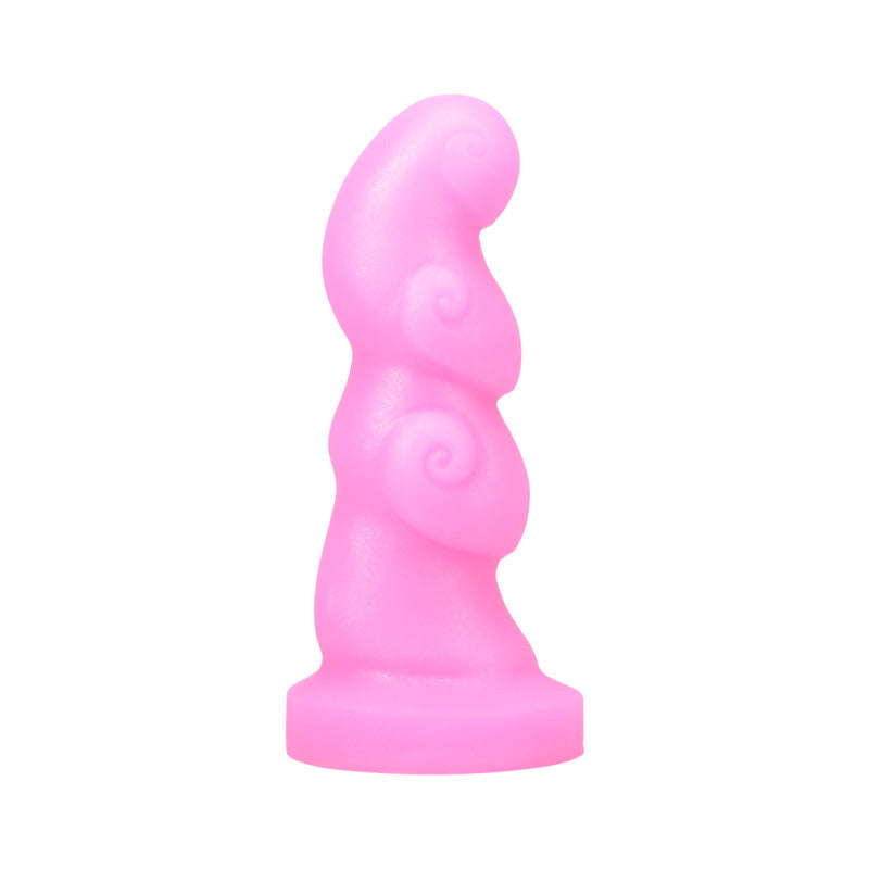 Tantus Hookah 5.75 in. Soft Dildo Bubble Gum - Zateo Joy