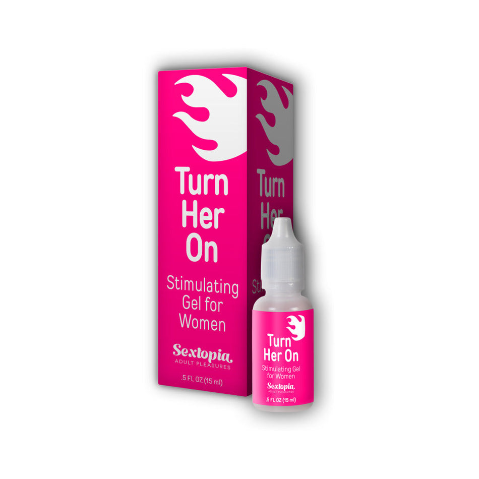 Sextopia Turn Her On Stimulating Gel For Women .5 oz. Bottle - Zateo Joy