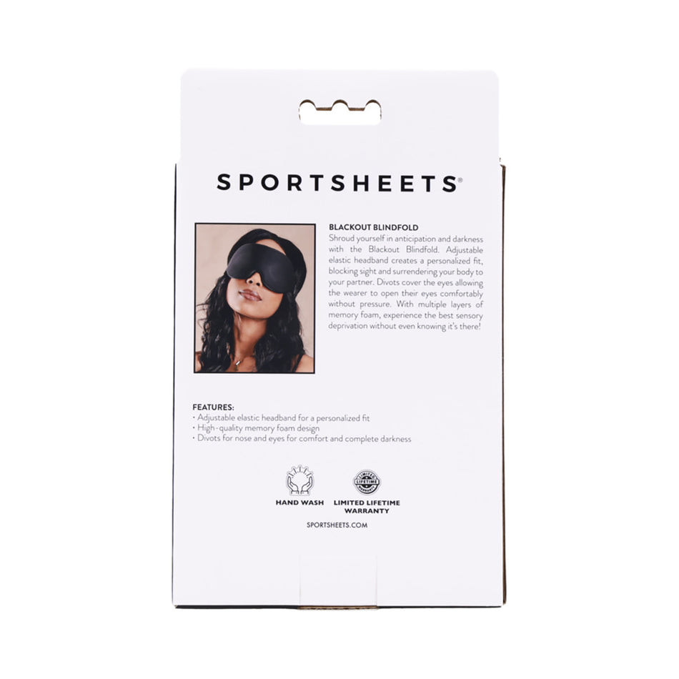 Sportsheets Blackout Blindfold - Zateo Joy