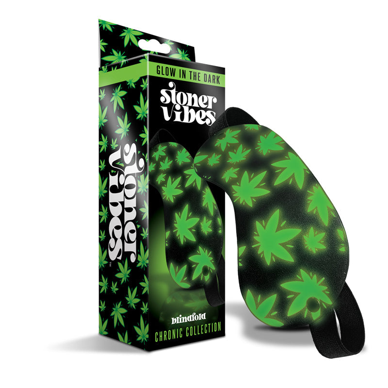 Stoner Vibes Chronic Collection Glow in the Dark Blindfold - Zateo Joy