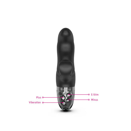 Mystim Hop Hop Bob eStim Vibrator Black - Zateo Joy