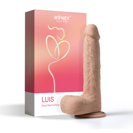 Honey Play Box Luis App Controlled Realistic Thrusting Dildo 8.5 in. - Zateo Joy