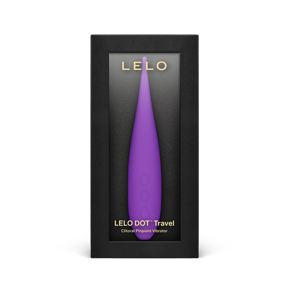 LELO DOT Travel Clitoral Pinpoint Vibrator Purple