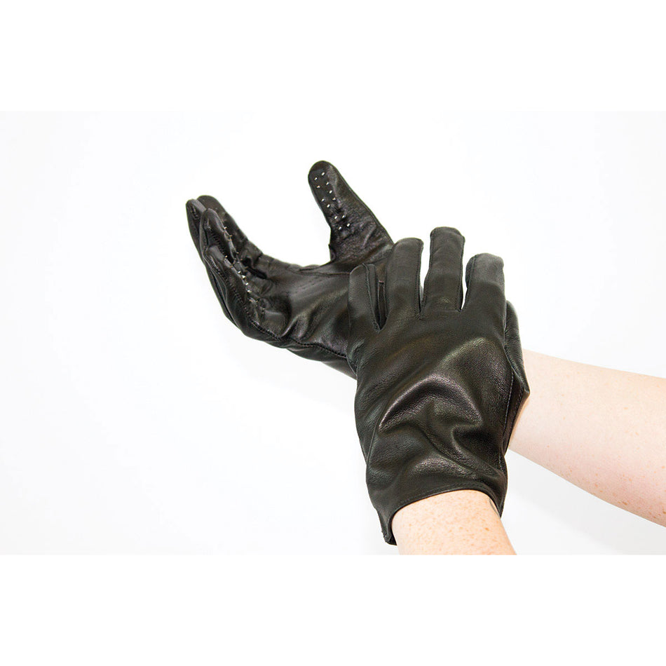 Leather Vampire Gloves (Medium) - Zateo Joy