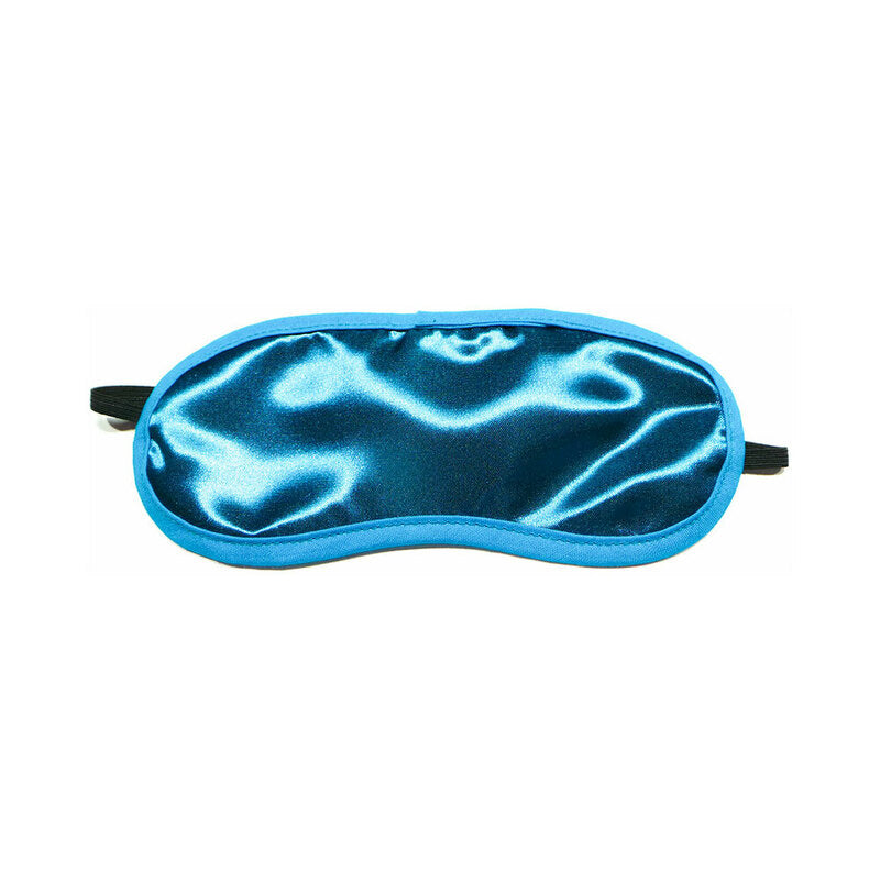 Foxtails Satin Eye Mask - Aqua - Zateo Joy