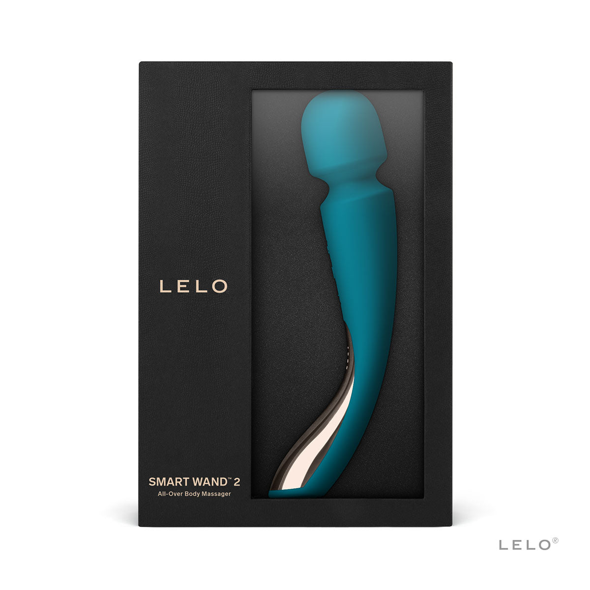 LELO SMART WAND 2 Medium Rechargeable Wand Vibrator Ocean Blue - Zateo Joy