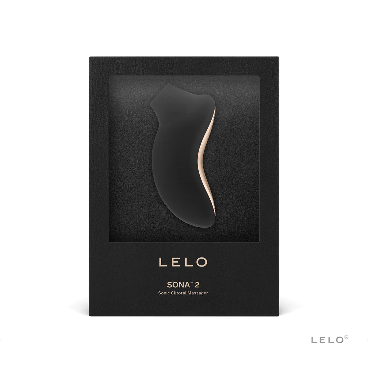 LELO SONA 2 Rechargeable Clitoral Stimulator Black - Zateo Joy