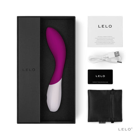 LELO MONA WAVE Rechargeable G-Spot Vibrator Deep Rose - Zateo Joy