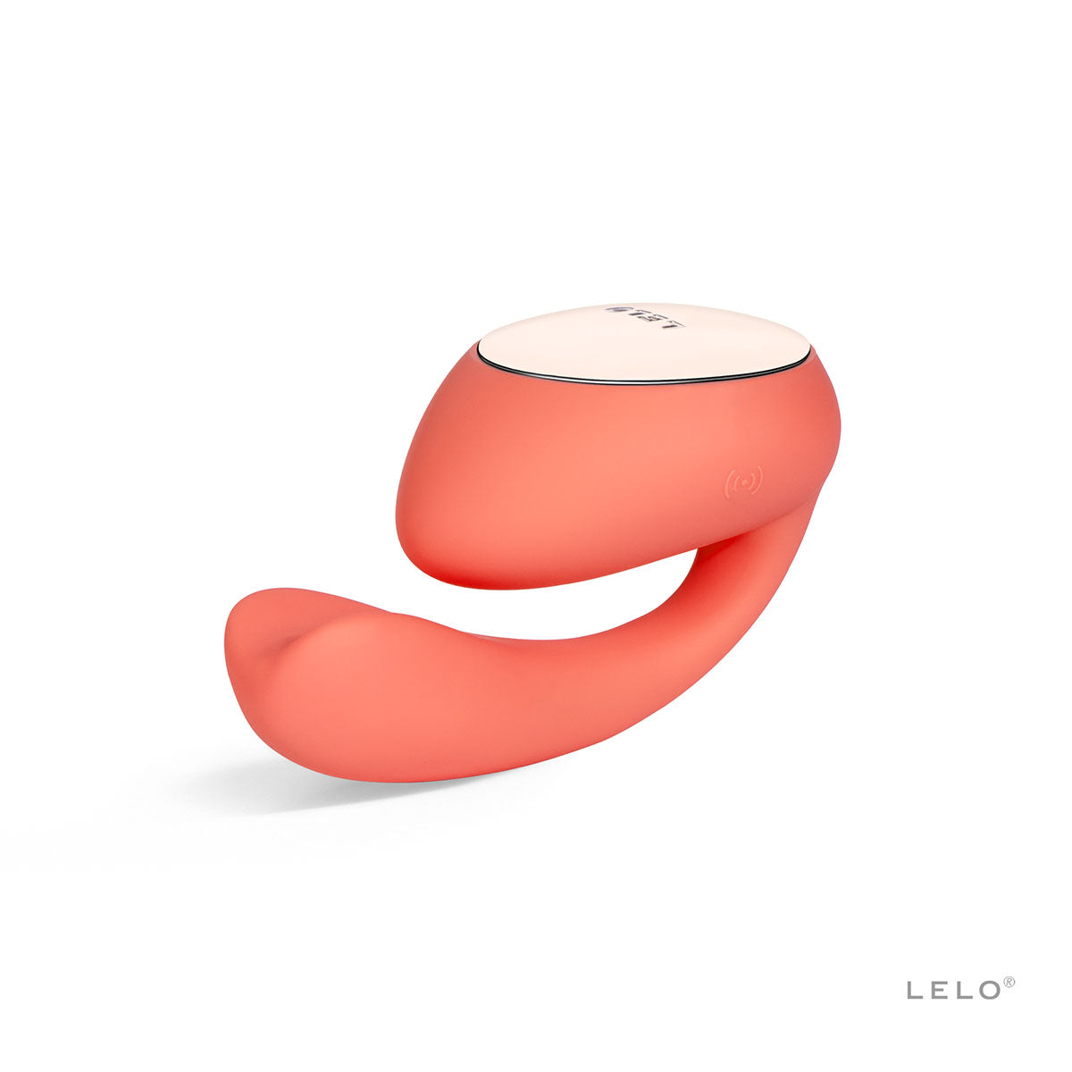 LELO IDA WAVE Rechargeable Dual Stimulator Coral Red - Zateo Joy