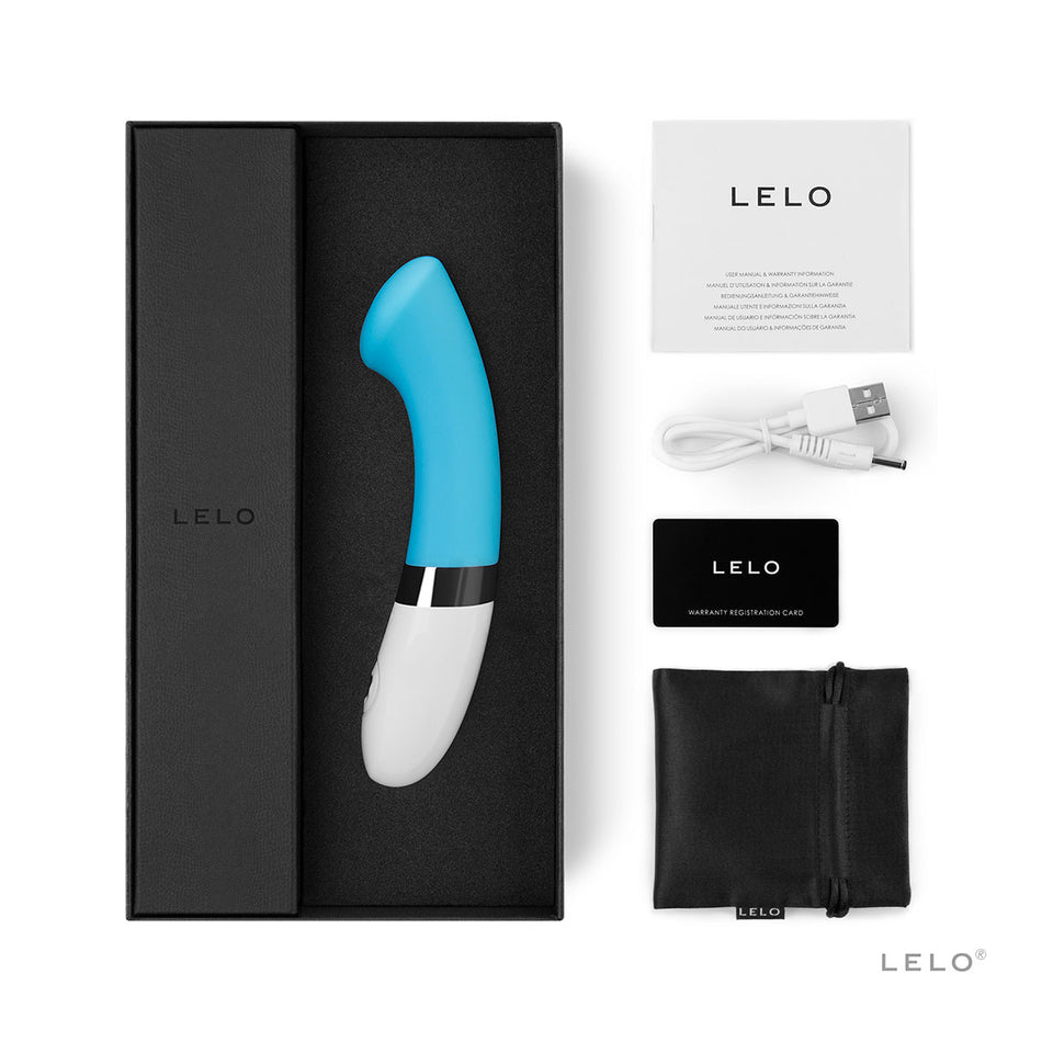 LELO GIGI 2 Rechargeable G-Spot Vibrator Turquoise Blue - Zateo Joy