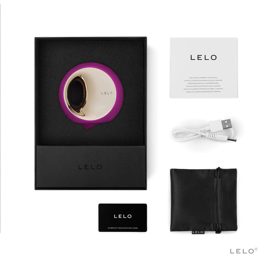 LELO ORA 3 Rechargeable Clitoral Stimulator Deep Rose - Zateo Joy