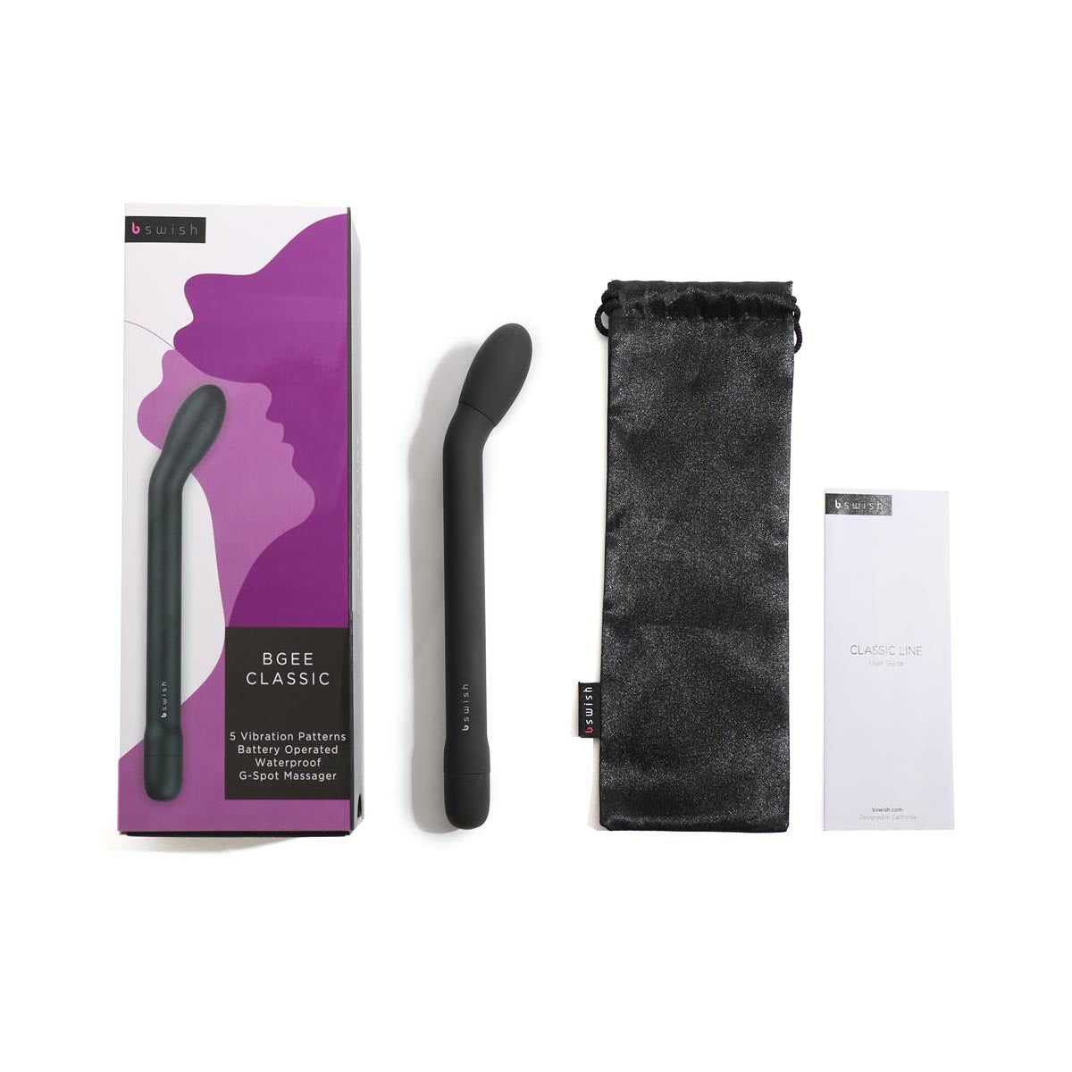 B Swish Bgee Classic Vibrator Black - Zateo Joy