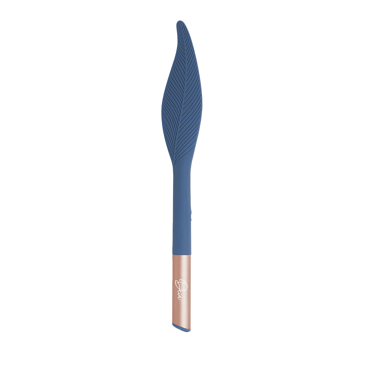 Deia The Feather Vibrating Tickler Silicone Blue - Zateo Joy