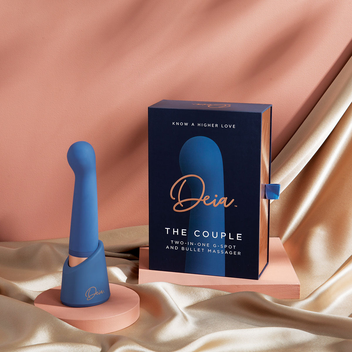 Deia The Couple G-Spot and Bullet Massager Silicone Blue - Zateo Joy