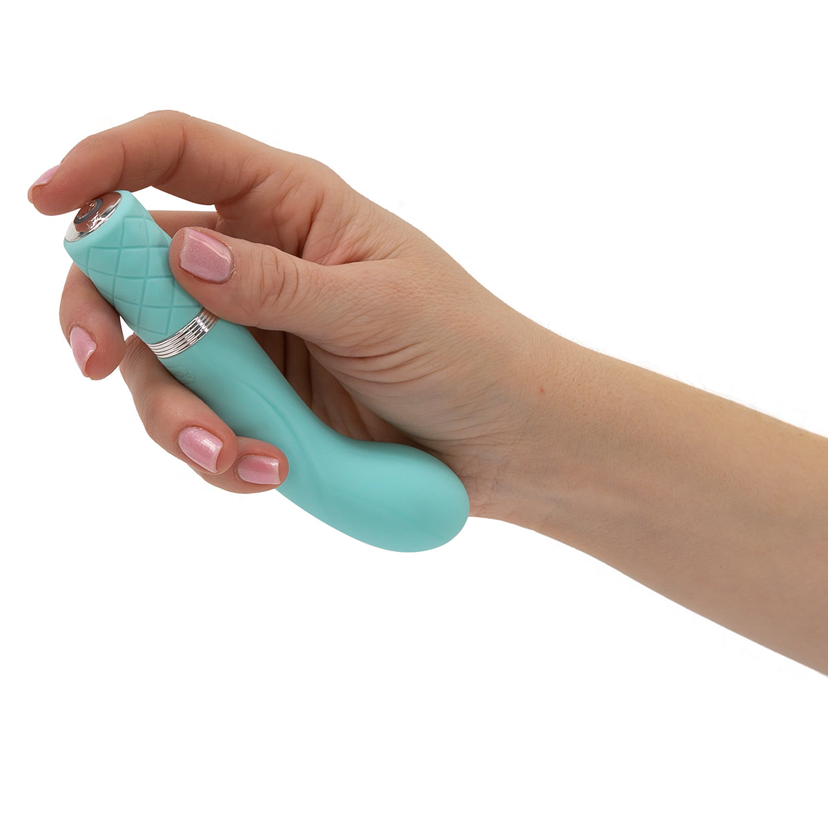 Pillow Talk Racy Mini Massager Teal - Zateo Joy