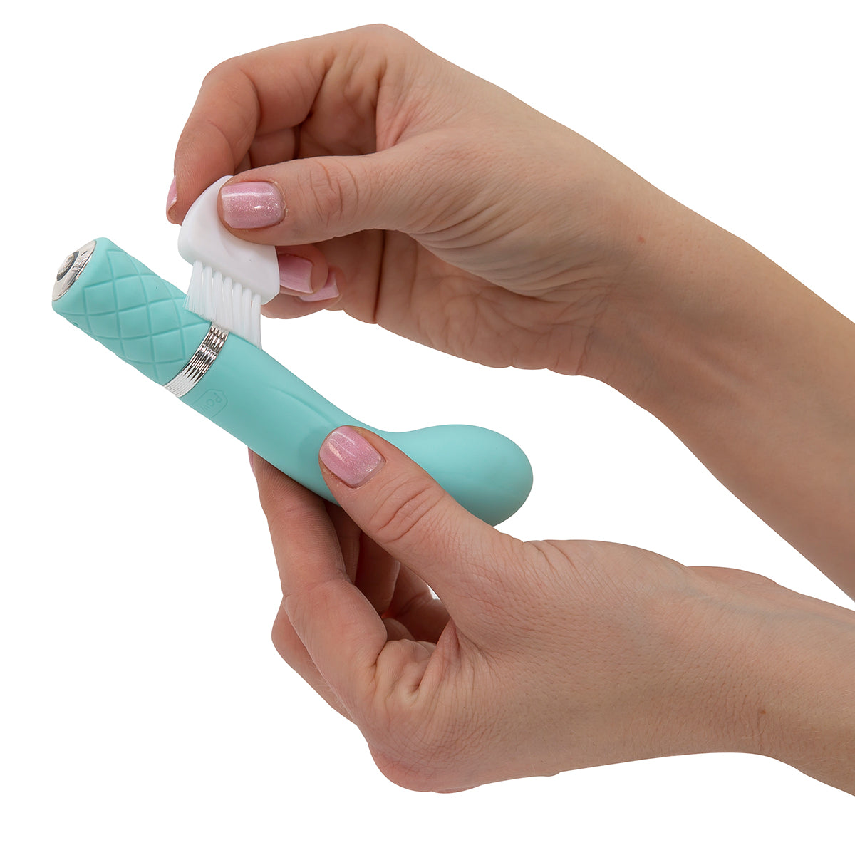 Pillow Talk Racy Mini Massager Teal - Zateo Joy