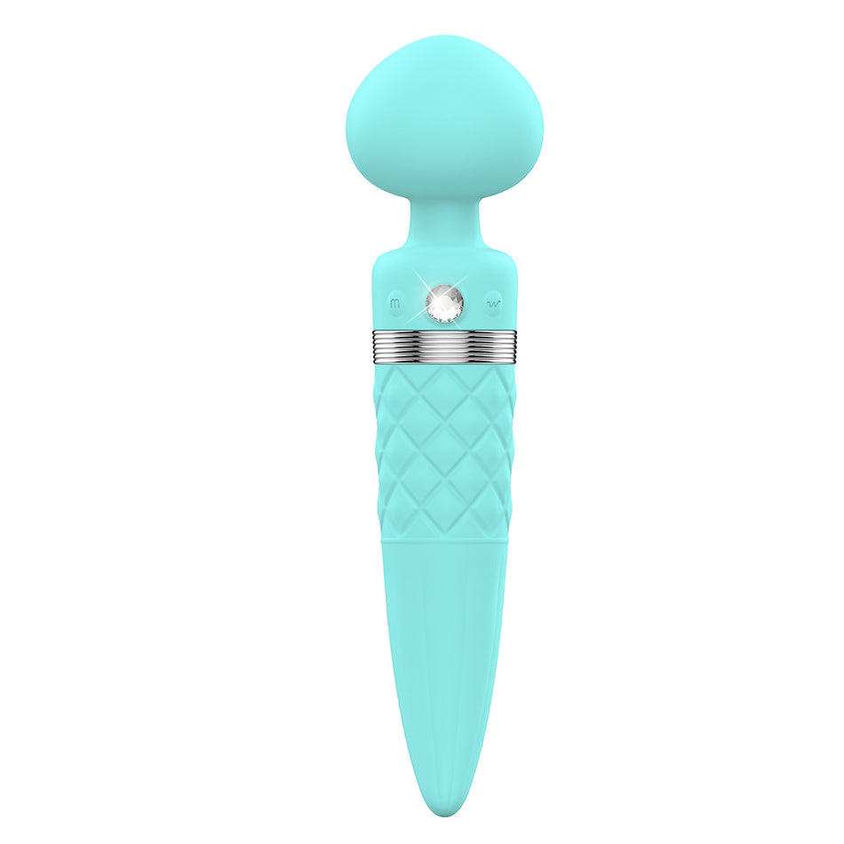 Pillow Talk Sultry Wand - Teal - Zateo Joy