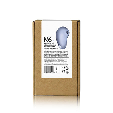 NIYA 6 Rechargeable Silicone Intimate Air Pressure Stimulator Cornflower - Zateo Joy