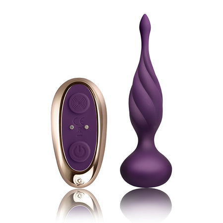 Petite Sensations Discover Silicone Anal Vibrator Purple - Zateo Joy