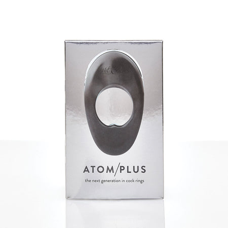 Hot Octopuss Atom Plus Rechargeable Vibrating Cock Ring Black - Zateo Joy