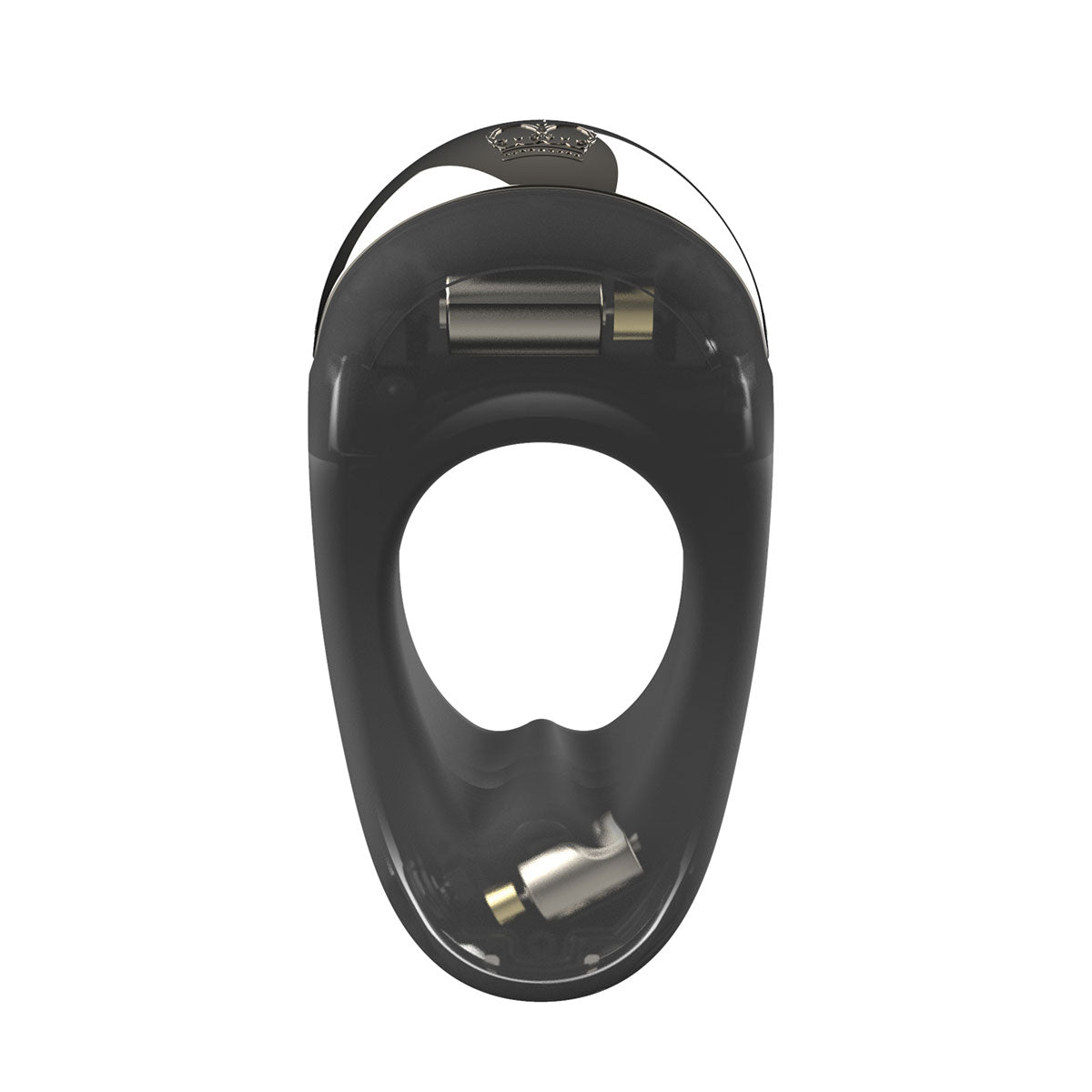 Hot Octopuss Atom Plus Rechargeable Vibrating Cock Ring Black - Zateo Joy