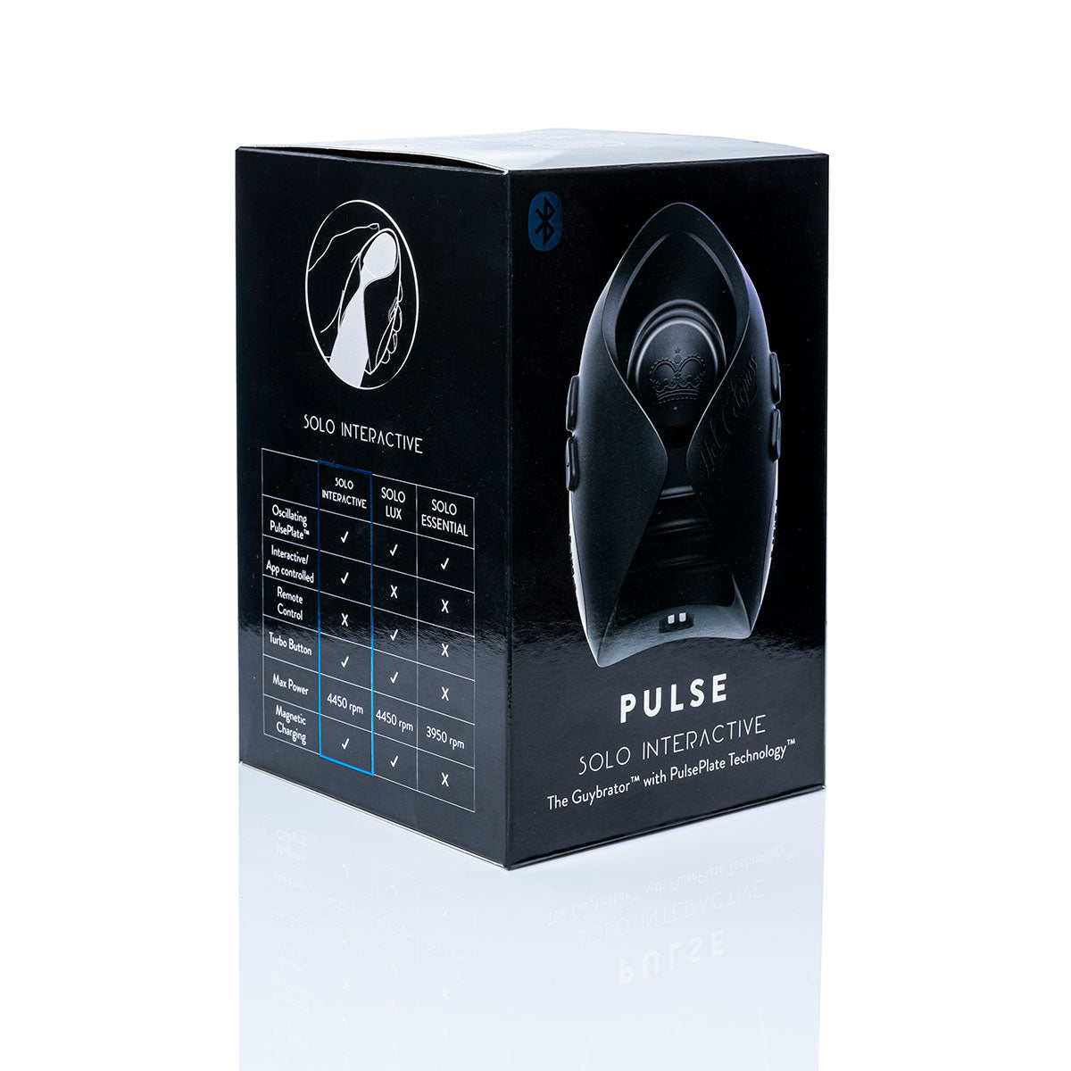 Hot Octopuss Pulse Solo Interactive Black - Zateo Joy