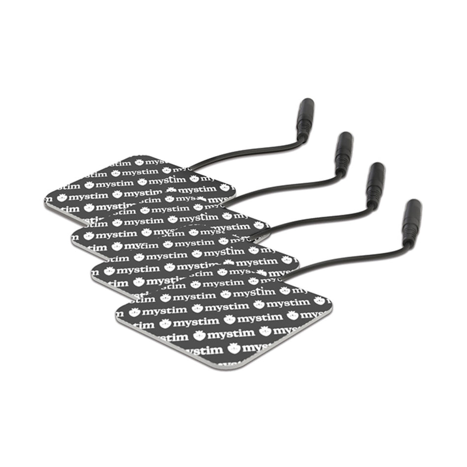 Mystim Electrodes 4pk, Square - Zateo Joy