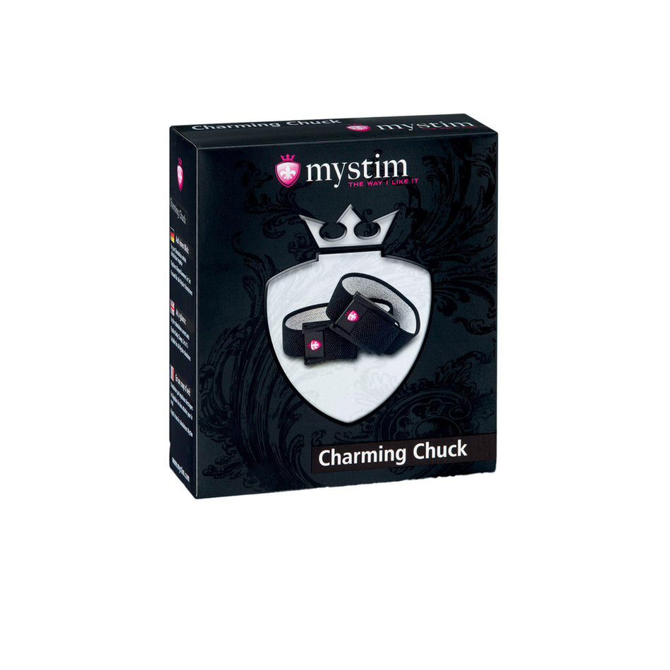 Mystim Charming Chuck Strap Set of 2 with 2mm Adaptor - Zateo Joy