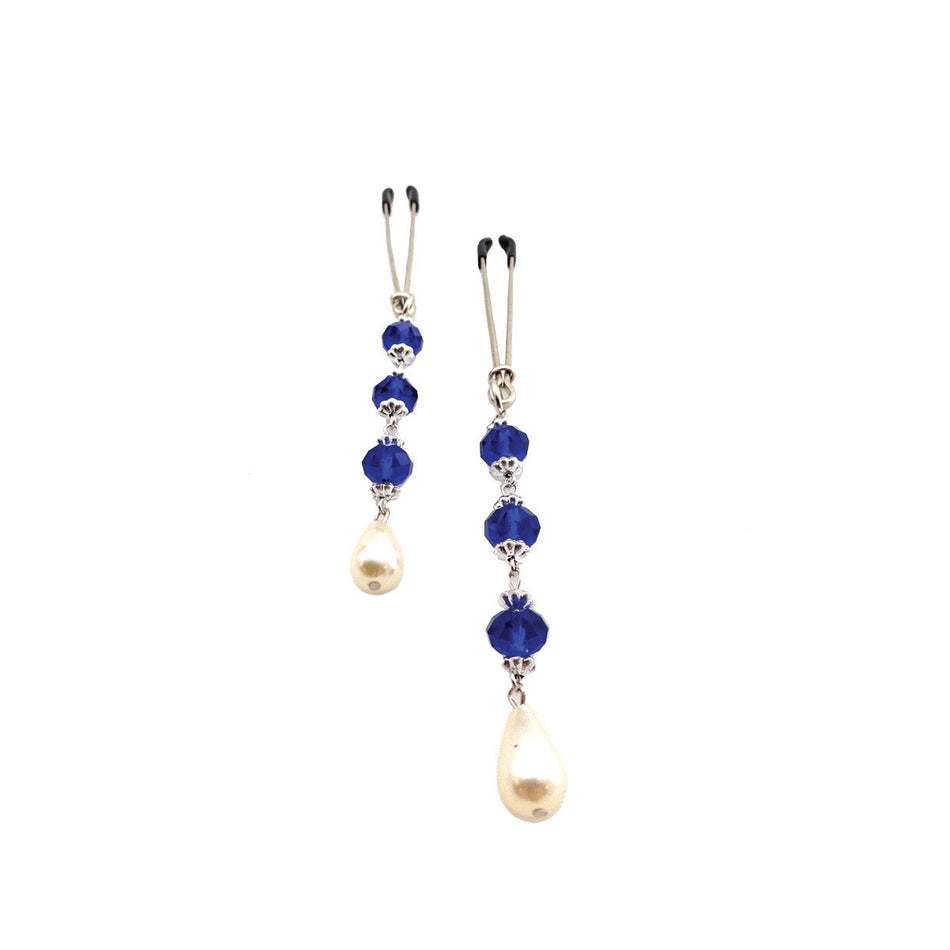 Bijoux de Nip Pearl Dark Blue Beads - Zateo Joy