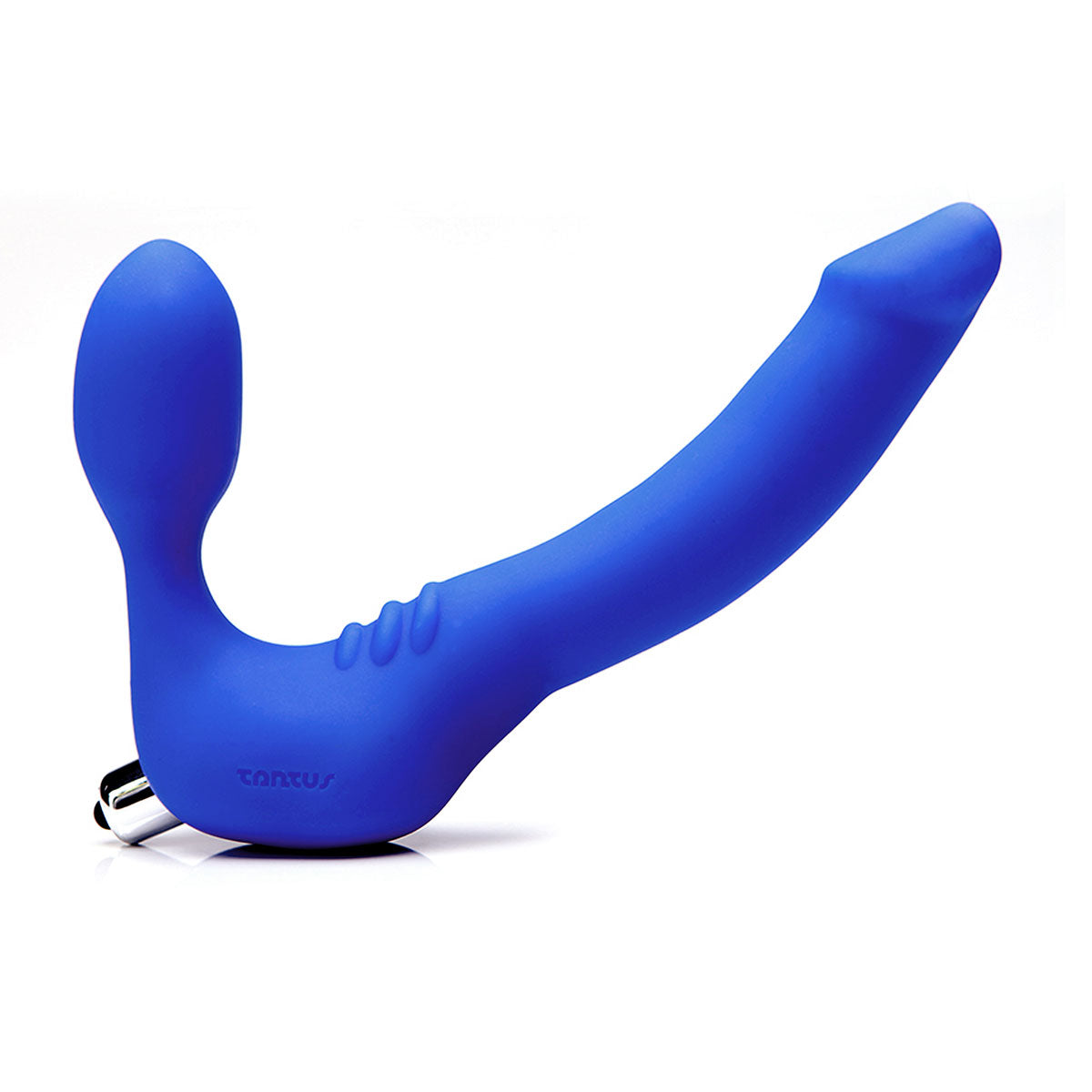 Tantus Strapless Slim Vibrating Strap-On Dildo Azure - Zateo Joy