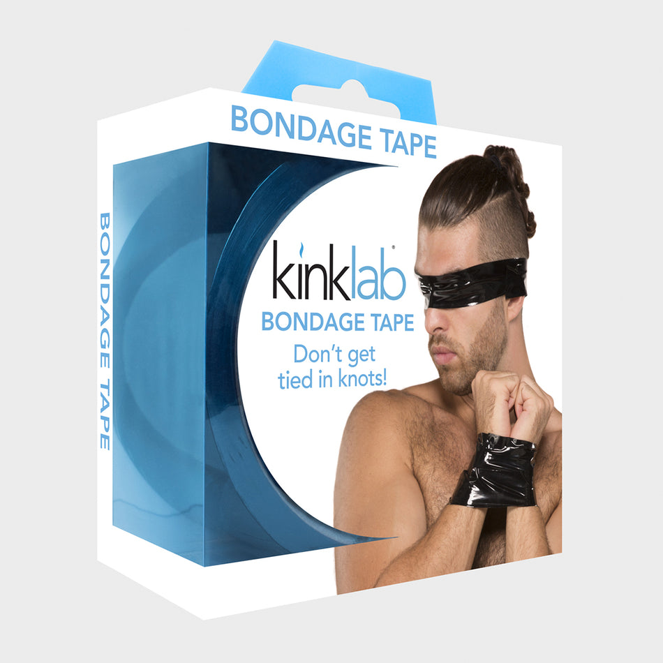 Kinklab Unisex Bondage Tape - Black - Zateo Joy