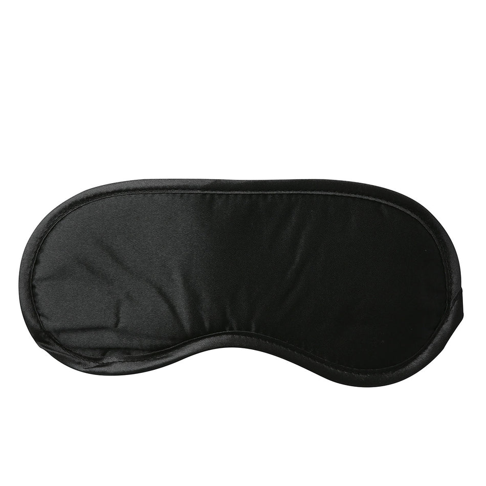 Sportsheets Sex & Mischief Satin Blindfold Black - Zateo Joy