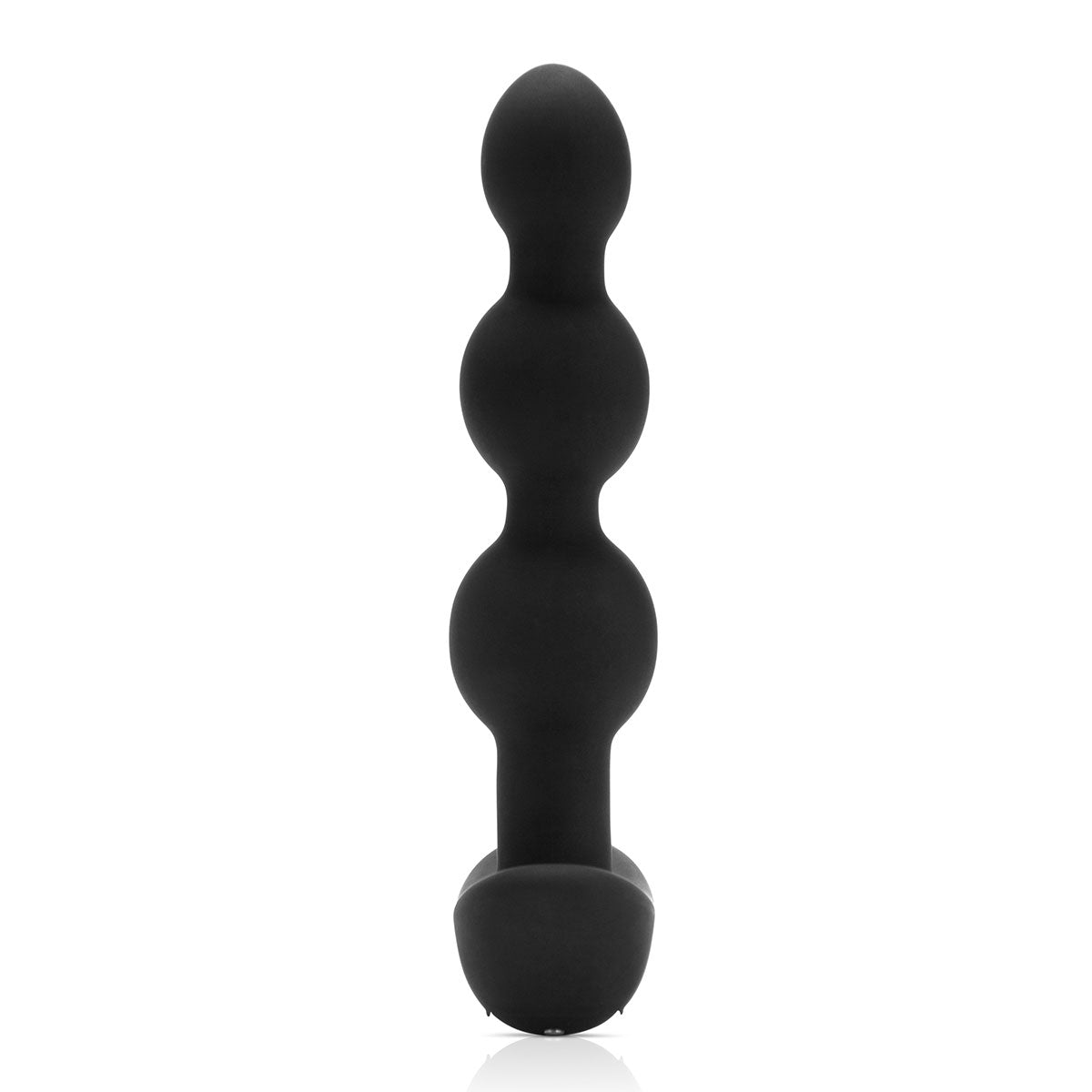 b-Vibe Triplet Rechargeable Remote-Controlled Vibrating Anal Beads Plug Black - Zateo Joy