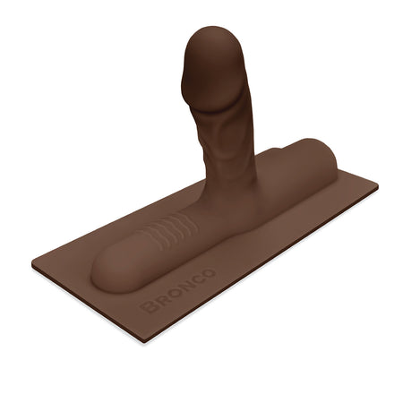 The Cowgirl Bronco Realistic Silicone Attachment Chocolate - Zateo Joy