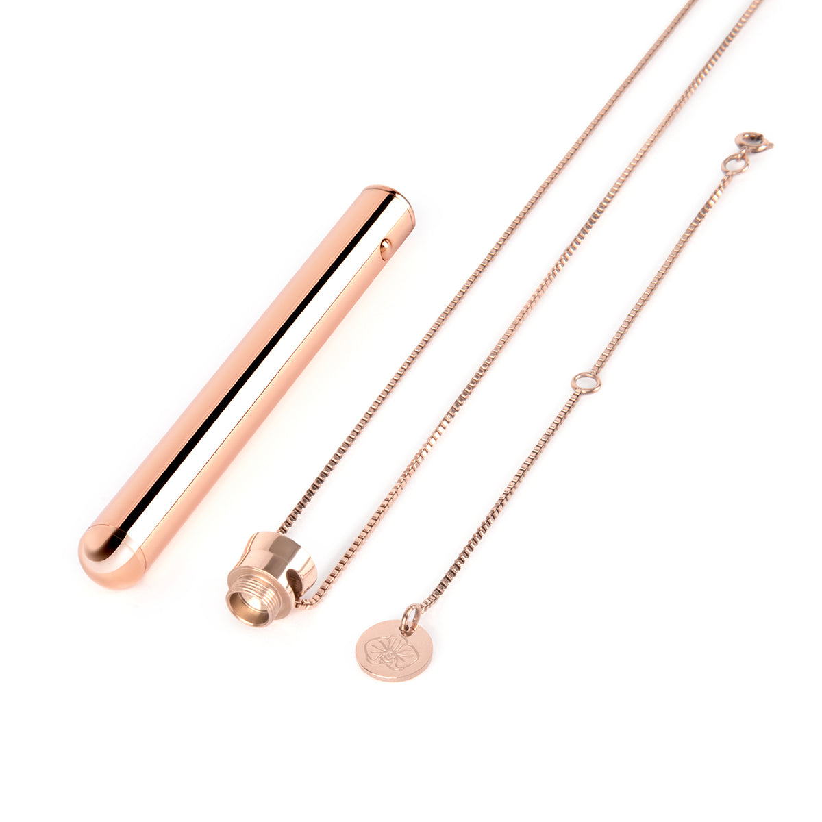 Le Wand Vibrating Necklace - Rose Gold - Zateo Joy