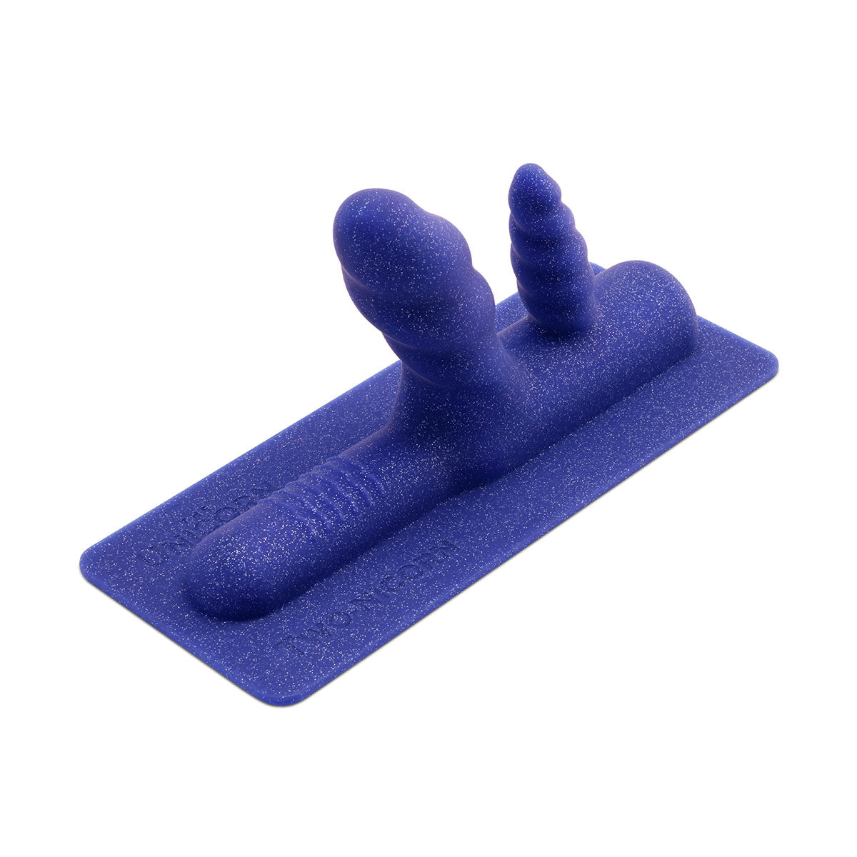 The Unicorn Two-Nicorn Textured Double Penetration Silicone Attachment - Zateo Joy