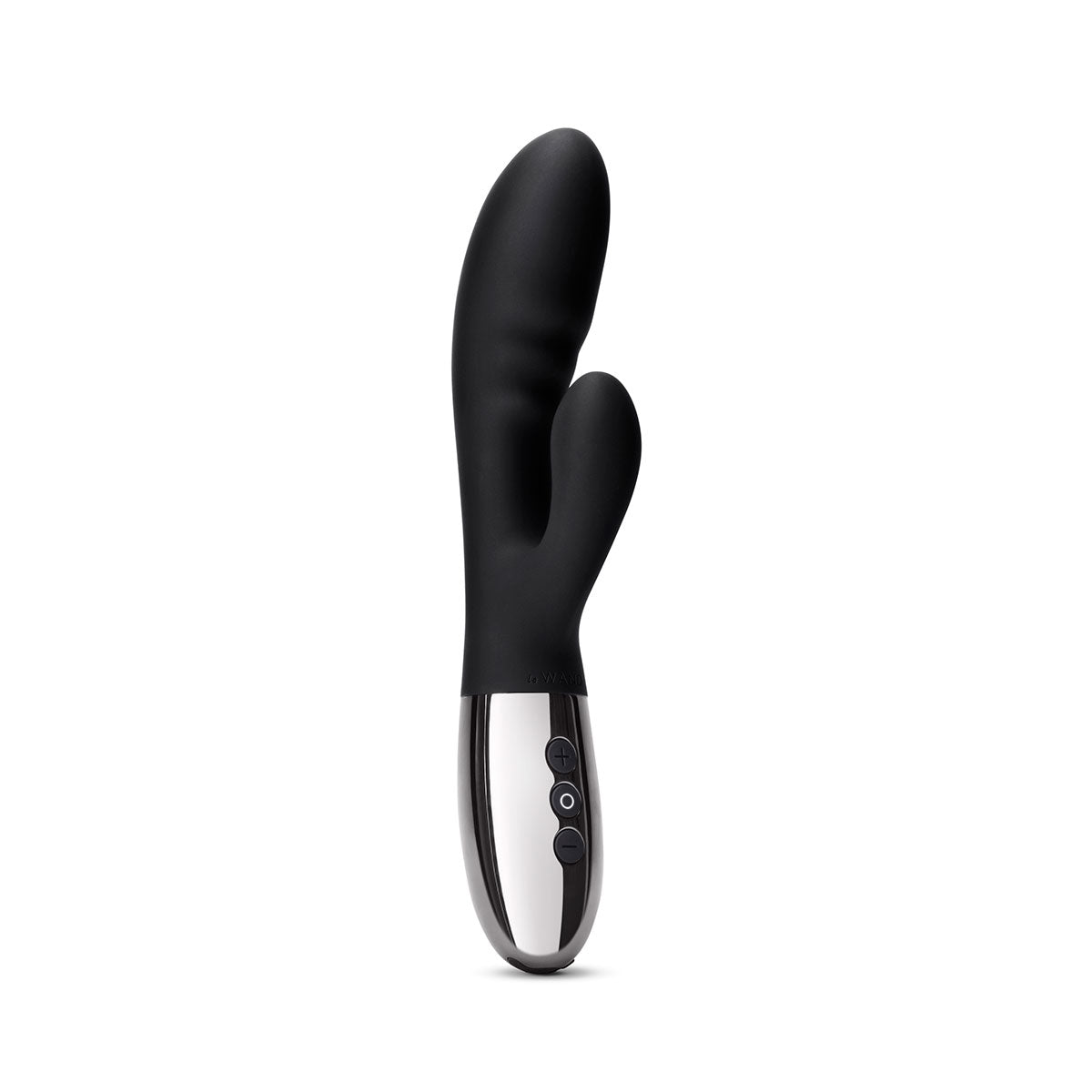 Le Wand Blend Rechargeable Double-Motor Silicone Rabbit Vibrator Black - Zateo Joy