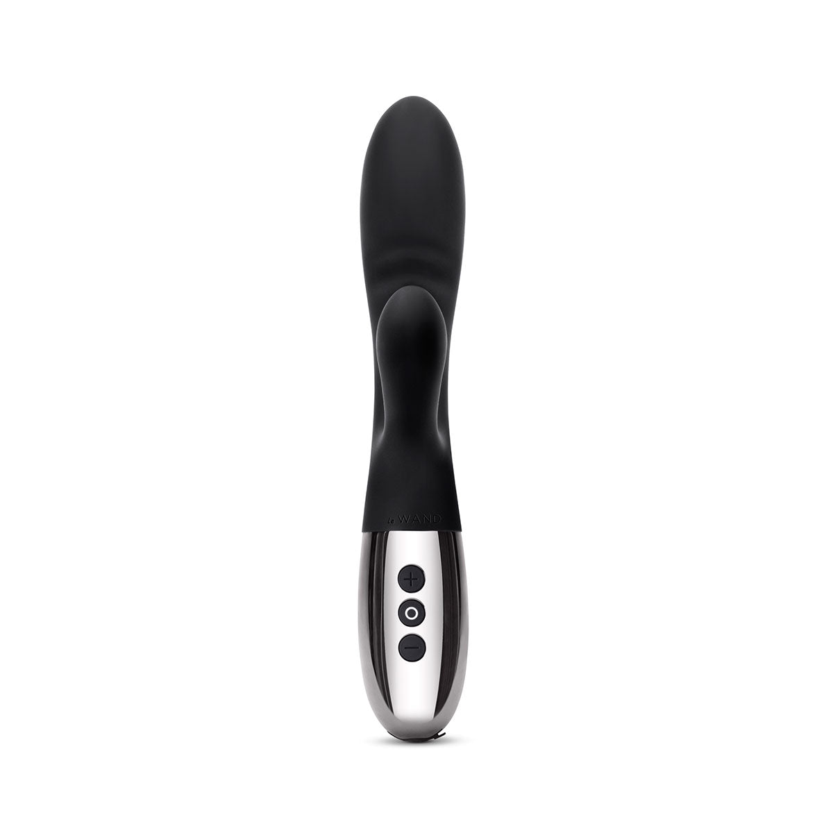 Le Wand Blend Rechargeable Double-Motor Silicone Rabbit Vibrator Black - Zateo Joy