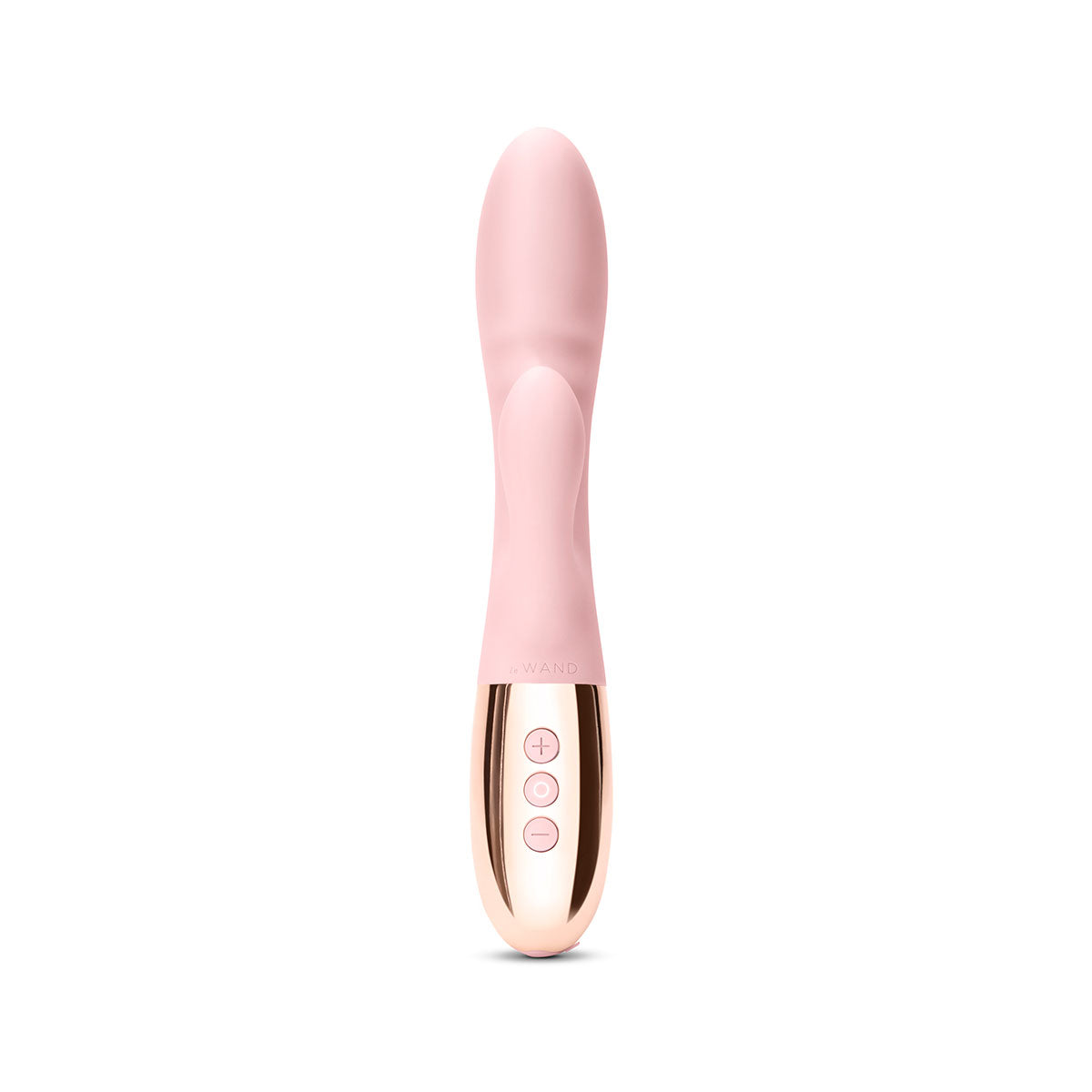 Le Wand Blend Rechargeable Double-Motor Silicone Rabbit Vibrator Rose Gold - Zateo Joy