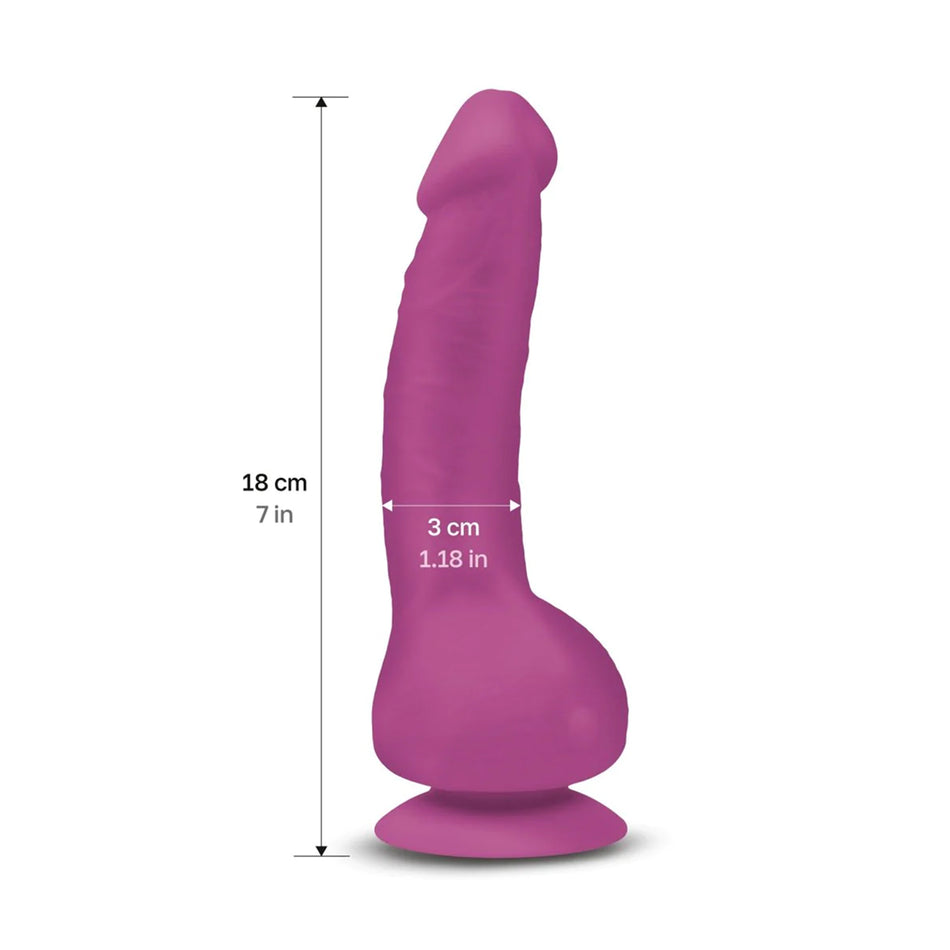 Gvibe Greal MINI with Suction Cup - Fuchsia - Zateo Joy