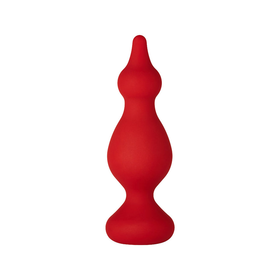 Forto F-30 Pointer Silicone Anal Plug Medium Red - Zateo Joy