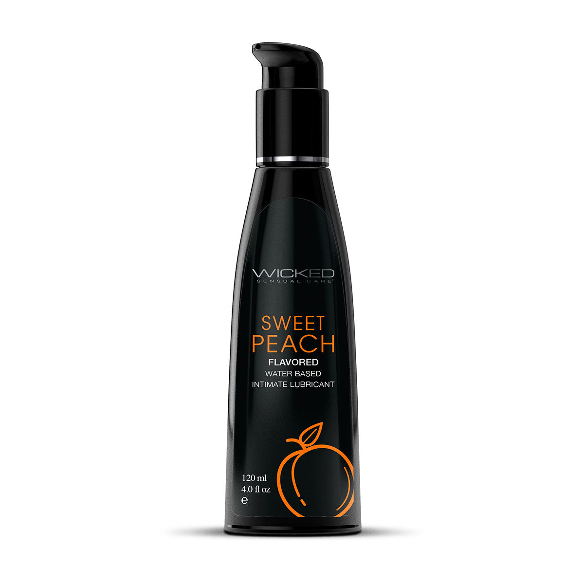 Wicked Aqua Sweet Peach Water-Based Lubricant 4 oz. - Zateo Joy