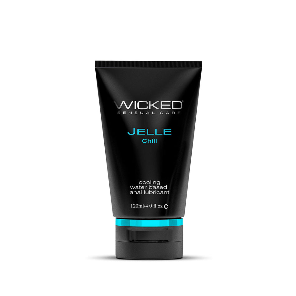 Wicked Jelle Chill Cooling Anal Lubricant 4 oz. - Zateo Joy