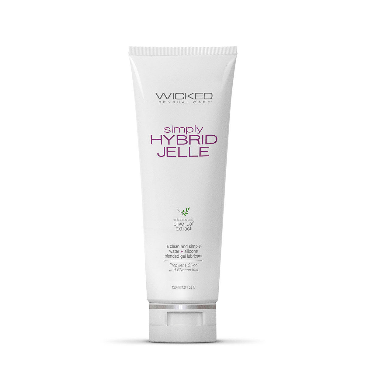 Wicked Simply Hybrid Jelle Lubricant 4 oz. - Zateo Joy