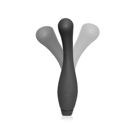 Je Joue Juno Flex Rechargeable Flexible Silicone G-Spot Vibrator Black - Zateo Joy