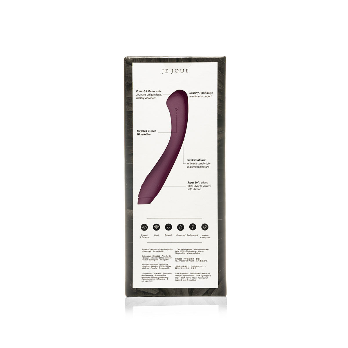 Je Joue Juno Rechargeable Silicone G-Spot Vibrator Purple - Zateo Joy