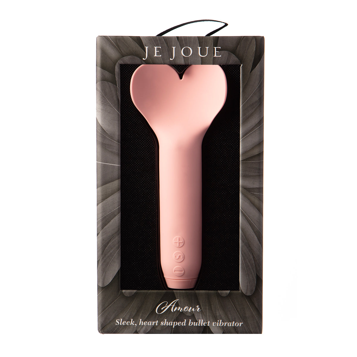 Je Joue Amour Rechargeable Silicone Heart-Shaped Fluttering Tip Bullet Vibrator Pale Rosette - Zateo Joy